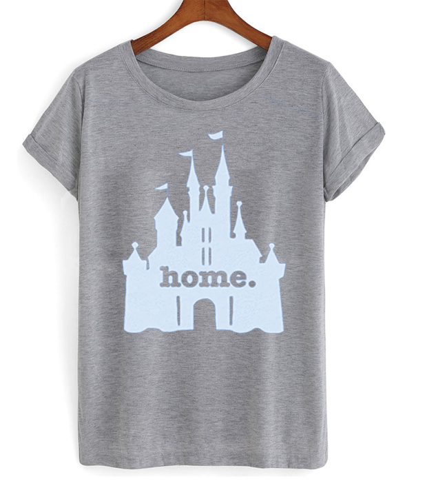 Disney Castle Home T Shirt  teelooks